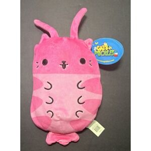 Cats VS Pickles #221 Gumbo 6" Plush Chonk Pink Shrimp Bean Bag Stuffed Toy